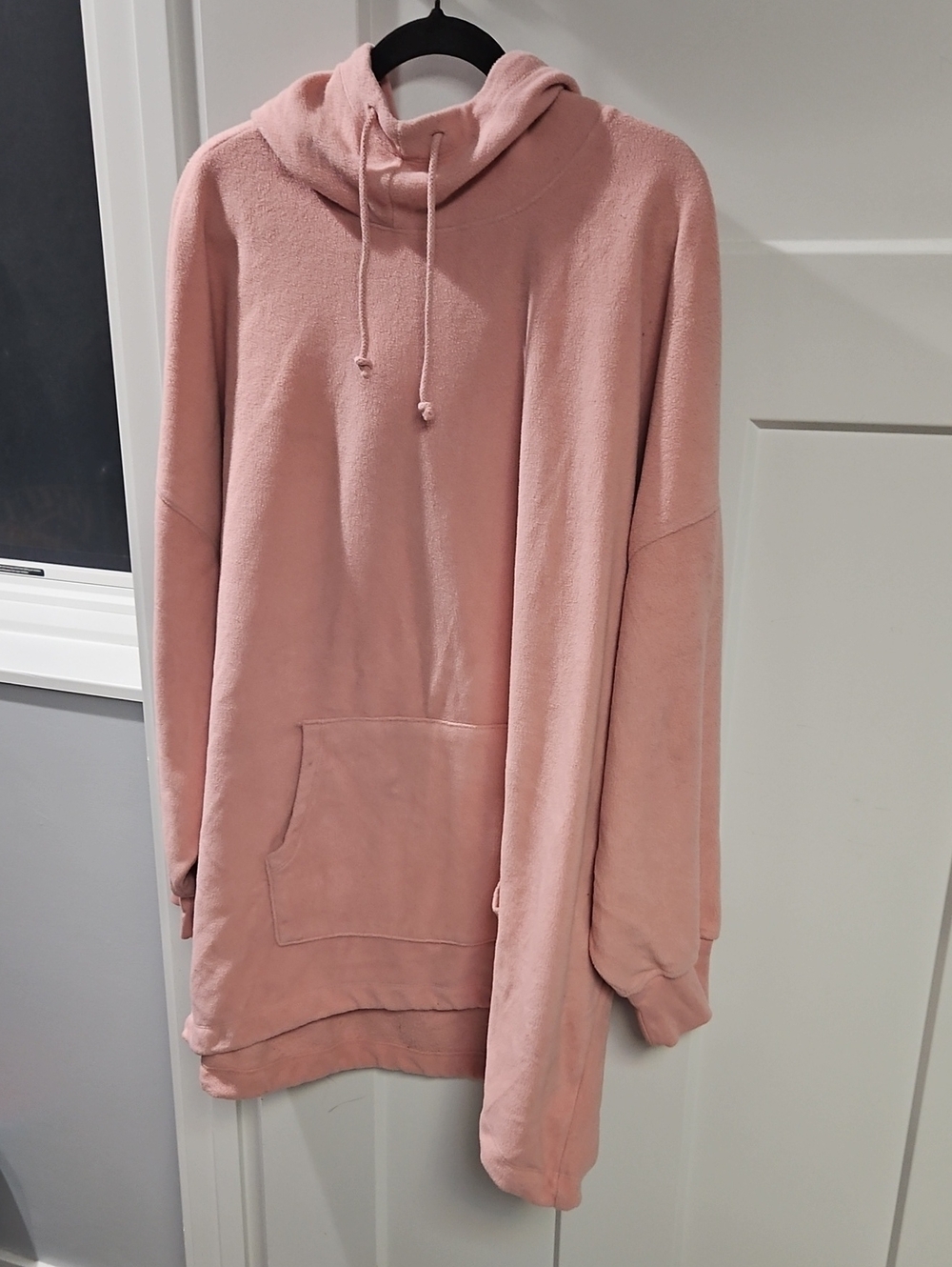 Old Navy Dusty Pink Cowl Hoodie Sweater